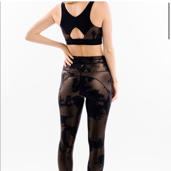 Zyia Hendrix Active Metallic 7/8 Luxe Leggings Sz 14-16 - Picture 15 of 16